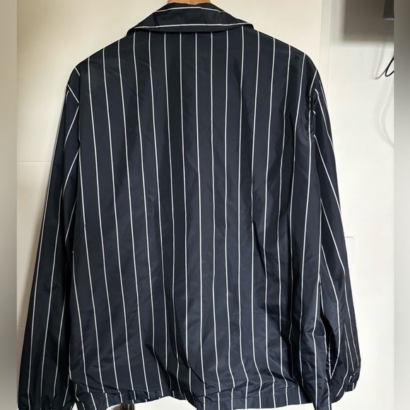 Jack & Jones Pin Stripe Rain Jacket - Picture 4 of 5